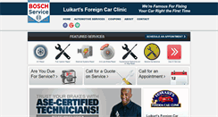 Desktop Screenshot of luikartscarclinic.com